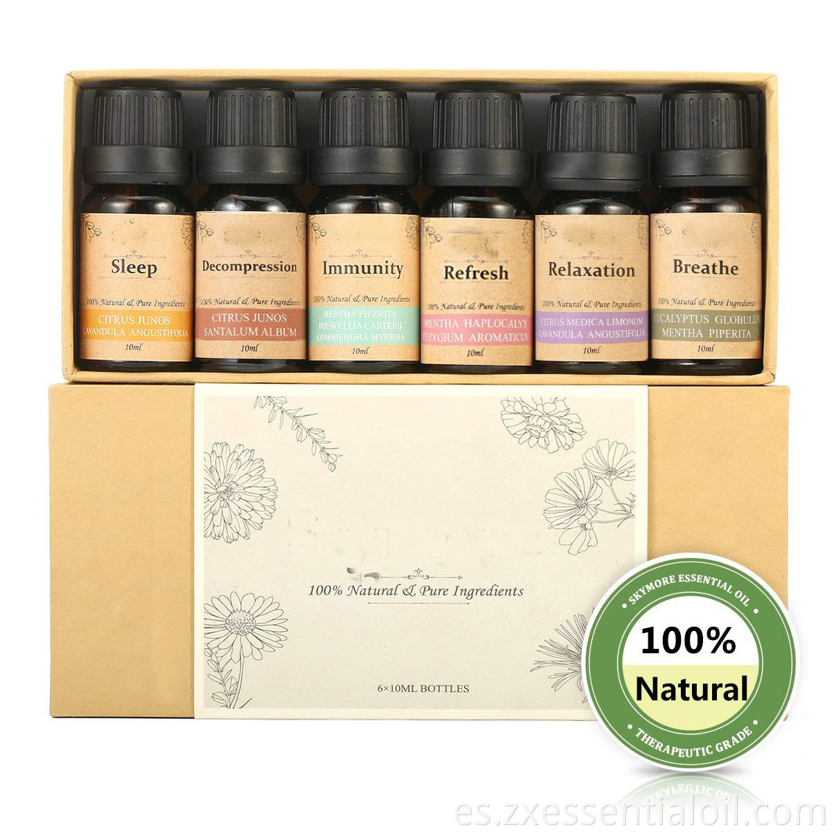 Set de otoño de 14 aceites aromáticos de primera calidad - Fragancias de 10 ml